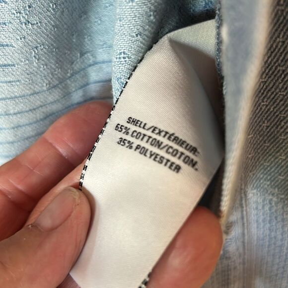 Bagatelle denim Shacket Long sleeve shirt multi print patchwork print brand Med - Picture 4 of 16